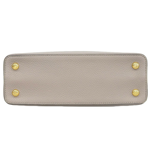 Louis Vuitton Capucines MM Leather Handbag Greige - Picture 4 of 7